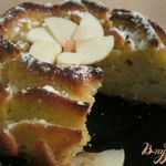 Манник с яблоками