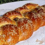 Пирог-коса с тремя начинками