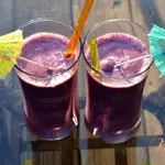 Смузи с голубикой и гранатовым соком