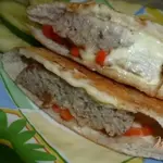 Горячая пита с начинкой
