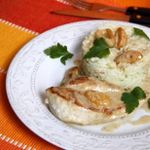 Куриные грудки в сливочно абрикосовом соусе
