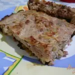 Кабачковая запеканка с мясом и рисом