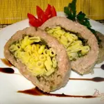 Рулет с макаронами