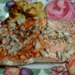Стейк семги на вермут маринаде