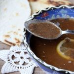 Греческий постный суп из чечевицы