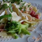 Паста с брокколи и сыром Бри