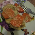 Антрекот с морковью в чугунке
