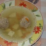 Суп с рыбными фрикадельками