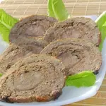 Мясной рулет с языком и орехами