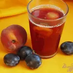 Сливово-персиковый компот