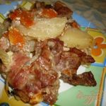 Картофель с мясом в духовке