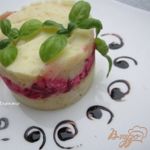 Давленый картофель со свеклой