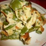 Стручковая фасоль со сметанно-чесночным соусом