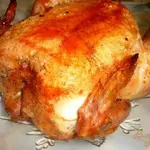 Цыпленок жареный в духовке
