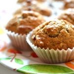 Банановые кексы с орехами