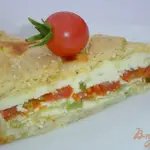 Пирог с овощами и брынзой