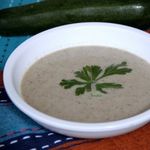 Крем-суп из шампиньонов и цукини