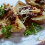 Картофель в заправке с вялеными помидорами