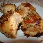 Курица с горчицей и сметаной