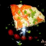 Запеканка  рисовая с фаршем, рисом и кабачками