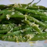 Зеленая фасоль с лимонным вкусом