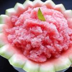 Сорбе из арбуза с жасминовым чаем
