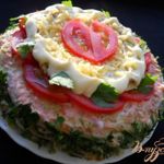 Блинный пирог-торт из кабачков