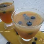 Желе из дыни с апельсиновым соком