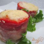 Бочонки с рыбой и ветчиной