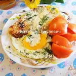 Гренки с яйцом и пармезаном