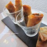 Закуска из теста брик