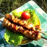 Шашлык из куриного филе