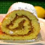 Рулет  с лимонным курдом