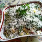 Салат с сайрой горячего копчения