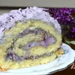 Рулет с голубикой