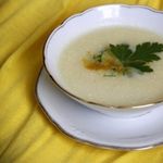 Куриный суп с яблоками и карри