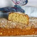 Миндальный кекс на белках