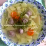Суп с фрикадельками