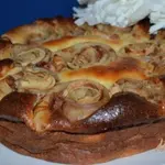 Пирог творожный с блинами