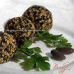 Паштет-закуска из фасоли в кунжутной панировке