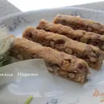 Молочный щербет с орехами