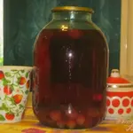 Компот из вишни с черешней