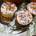 Мини кулич с цуккатами