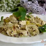 «Кассероль» с курицей, киноа и сладким перцем
