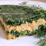Мусс из лосося со шпинатом