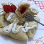 Вареники с клубникой