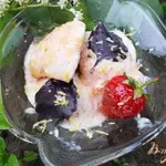 Мороженное с клубникой и базиликом
