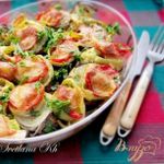 Баклажаны с мясом и овощами