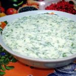Лёгкий холодный суп на кефире