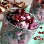 Свекольный фьюжн-салат с запеченной свининой и курагой